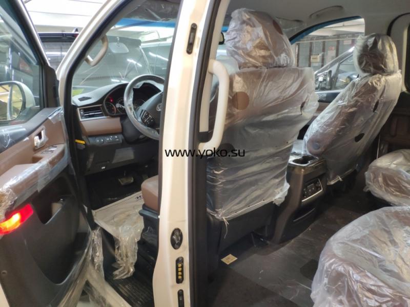 9944 HYUNDAI GRAND STAREX НОВЫЙ 2019 год 4WD Urban Exclusive! белый (Хендай Хиндай Хундай Гранд Старекс) коричневый салон 9944 HYUNDAI GRAND STAREX НОВЫЙ 2019 год 4WD Urban Exclusive! белый (Хендай Хиндай Хундай Гранд Старекс) коричневый салон