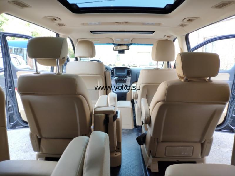 6420 HYUNDAI GRAND STAREX 4WD Modern Special 2017 год чёрный (Хендай Хиндай Хундай Гранд Старекс) серый салон 6420 HYUNDAI GRAND STAREX 4WD Modern Special 2017 год чёрный (Хендай Хиндай Хундай Гранд Старекс) серый салон